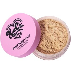 KimChi Chic Peachy Puff Puff Pass Set & Bake Powder- medium to tan skin tones